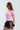 Icy Pink Polyamide Fitted T-shirt - BonkersCorner