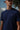 Navy Blue 100% Supima Cotton Relaxed Fit T-shirt - BonkersCorner