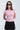 Icy Pink Polyamide Fitted T-shirt - BonkersCorner