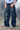 Tinted Blue Cargo Denim Pants - BonkersCorner