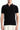 Black Cable Knit Polo - BonkersCorner