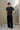 Black Metro Stripe Knit Polo - BonkersCorner