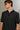 Black Metro Stripe Knit Polo - BonkersCorner