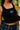 Black Solid Ribbed Tank - BonkersCorner