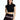 Black Tie-Back Crop Top - BonkersCorner