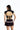 Black Tie-Back Crop Top - BonkersCorner