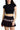 Black Tie-Back Crop Top - BonkersCorner
