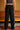 Black Tape Wide Leg Joggers - BonkersCorner