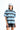 Blue Bandit Stripe Oversized T-shirt - BonkersCorner