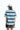 Blue Bandit Stripe Oversized T-shirt - BonkersCorner