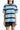 Blue Bandit Stripe Oversized T-shirt - BonkersCorner