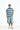 Blue Bandit Stripe Oversized T-shirt - BonkersCorner