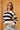 Blue Block Stripe Knit Polo - BonkersCorner