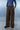 Tan Brown Sporty Deconstructed Loose Pants - BonkersCorner