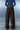 Tan Brown Sporty Deconstructed Loose Pants - BonkersCorner