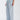 Light Blue Striped High Rise Pant - BonkersCorner