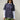 Navy Rush Stripe Oversized T-shirt - BonkersCorner