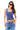 Blue Soft Fade Ribbed Tank - BonkersCorner