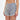 B&W Big Stripes Lace Shorts - BonkersCorner