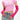Ribbed Pink Gloves - BonkersCorner