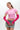Ribbed Pink Gloves - BonkersCorner