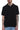 Black Knit Polo T-shirt - BonkersCorner