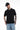 Black Knit Polo T-shirt - BonkersCorner