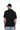 Black Knit Polo T-shirt - BonkersCorner