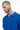 Cobalt Blue Knit Textured Polo T-shirt - BonkersCorner