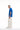 Cobalt Blue Knit Textured Polo T-shirt - BonkersCorner