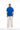 Cobalt Blue Knit Textured Polo T-shirt - BonkersCorner