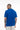 Cobalt Blue Knit Textured Polo T-shirt - BonkersCorner