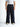 Navy Blue Sporty Deconstructed Loose Pants