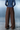 Brown Sporty Deconstructed Loose Pants - BonkersCorner
