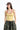 Butter Yellow Contrast Halter Top - BonkersCorner