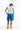 Cobalt Blue Motionline Shorts - BonkersCorner