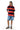 Crimson Coast Stripe Oversized T-shirt - BonkersCorner