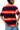 Crimson Coast Stripe Oversized T-shirt - BonkersCorner
