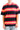 Crimson Coast Stripe Oversized T-shirt - BonkersCorner