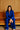 Electric Blue Crop Zipper Jacket - BonkersCorner