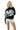 Graffiti Distressed Black Pullover - BonkersCorner