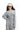 Grey Layered Crop Hoodie - BonkersCorner