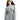 Grey Layered Crop Hoodie - BonkersCorner