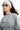Grey Layered Crop Hoodie - BonkersCorner