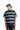 Grey Monochrome Stripe Oversized T-shirt - BonkersCorner