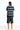 Grey Monochrome Stripe Oversized T-shirt - BonkersCorner