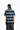 Grey Monochrome Stripe Oversized T-shirt - BonkersCorner