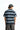 Grey Monochrome Stripe Oversized T-shirt - BonkersCorner
