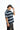 Grey Monochrome Stripe Oversized T-shirt - BonkersCorner