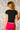 Spicy Talk Black Beaded Embroidery Baby Tee - BonkersCorner